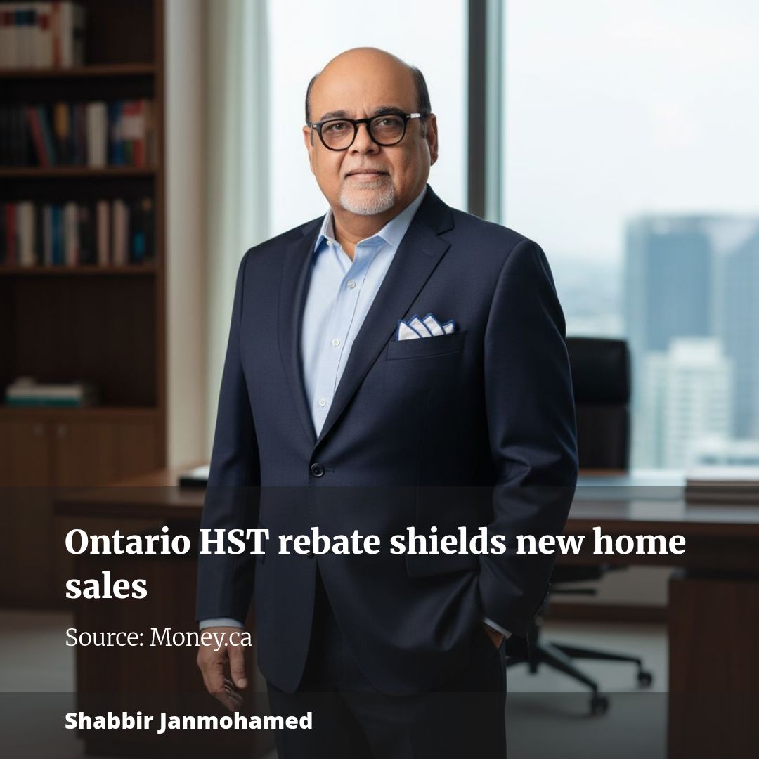 Ontario HST rebate shields new home sales